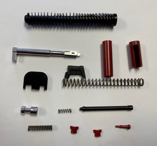 P80 Slide Parts Kit & Glock 19 OEM Guide Rod Recoil Spring