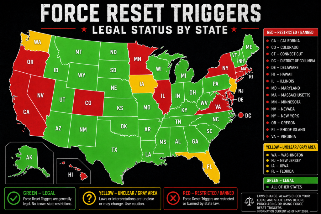 Force reset trigger state legality map